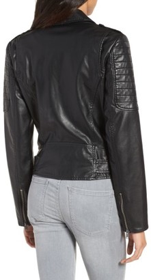 Andrew Marc Women's Leanne Faux Leather Jacket