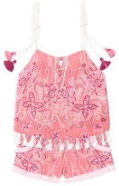 Thumbnail for your product : Poupette St Barth Little Girl's & Girl's Lulu Fringed Floral Shorts