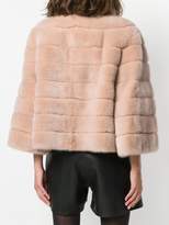 Thumbnail for your product : Yves Salomon long-sleeve fur jacket