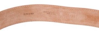 Dolce & Gabbana Metallic Logo Belt