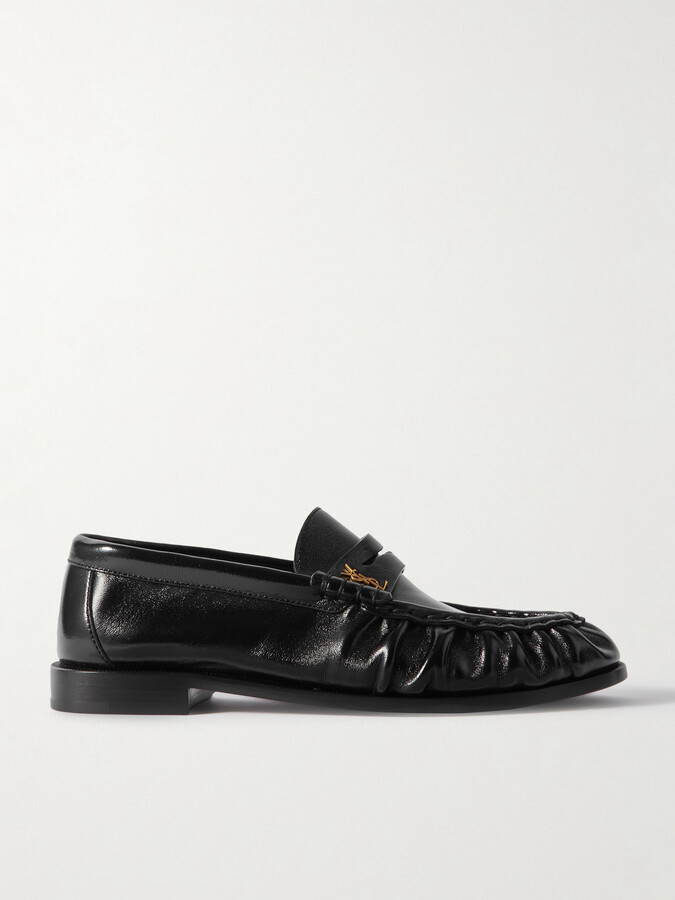 Saint Laurent Le Loafer Leather Loafers - Black