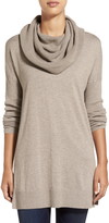 Thumbnail for your product : Caslon Side Slit Convertible Cowl Neck Tunic
