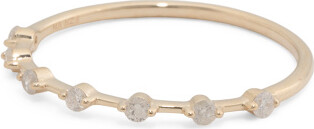 TJMAXX 14Kt Gold Diamond Band Ring, Diamond/Gold