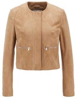 HUGO BOSS Women's Leather Jackets | Shop the world's largest collection of  fashion | ShopStyle