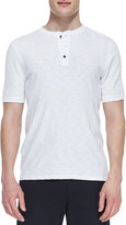 Thumbnail for your product : Vince Jersey-Flame Short-Sleeve Henley, White