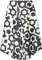 Thumbnail for your product : J.W.Anderson Wrap-effect printed cotton-blend skirt