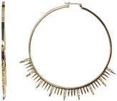 Thumbnail for your product : Jessica Simpson Satelite Pave Spike 75mm Hoop Earrings