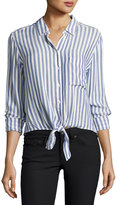 Thumbnail for your product : Rails Val Striped Long-Sleeve Shirt, Blue/White