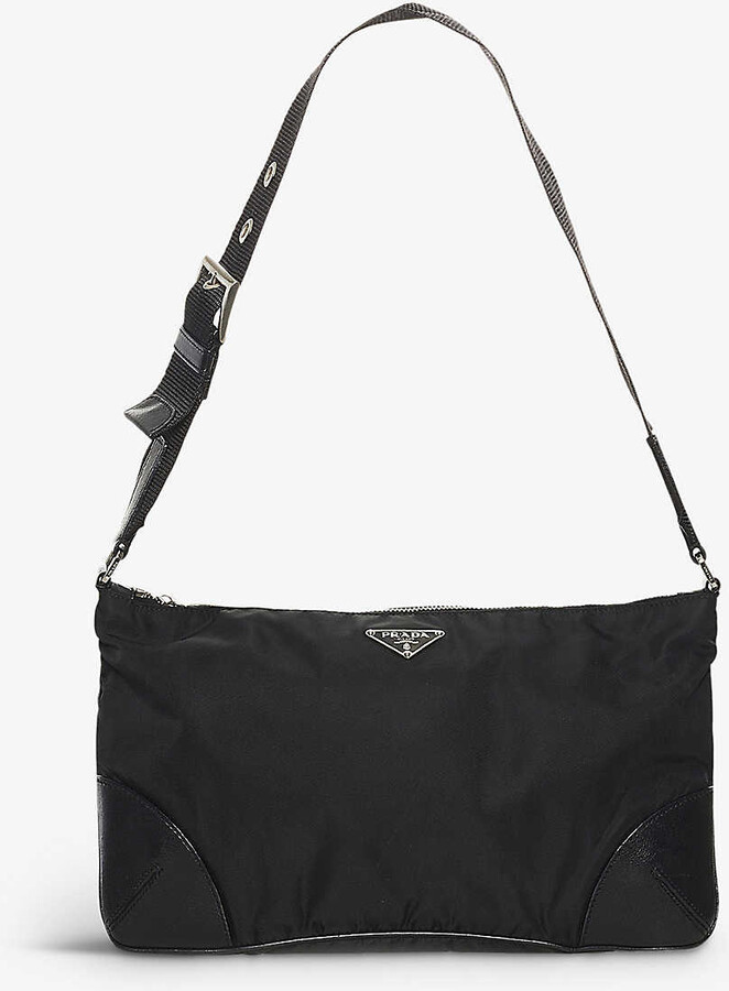 RESELFRIDGES Preloved Prada Tessuto nylon shoulder bag ShopStyle