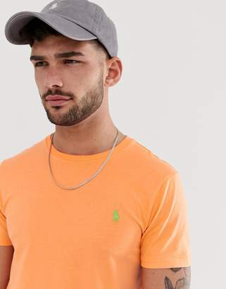 Polo Ralph Lauren player logo t-shirt in orange