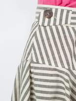 Thumbnail for your product : Loewe Striped skater skirt