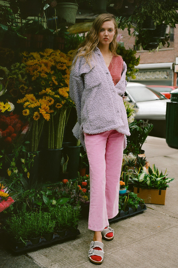 bdg pink corduroy mom jeans