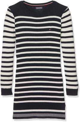 Tommy Hilfiger Girl's Ame Stripe Sweater L/S Dress