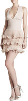 Thumbnail for your product : BCBGMAXAZRIA Priscilla V-Neck Three-Tiered Ruffle Dress
