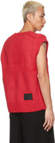 Thumbnail for your product : we11done Pink Cable Knit Vest