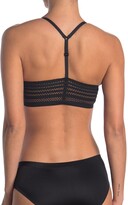 Thumbnail for your product : DKNY Lace Panel Snap Front Underwire Bra