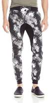 Thumbnail for your product : Southpole Men's Jogger Pants In Funky Tie Dye Fleece Fabric With Drop Crotch