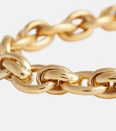 Thumbnail for your product : Tilly Sveaas Double Link 18kt gold-plated chain bracelet