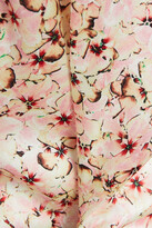 Thumbnail for your product : PALOMA BLUE Stella floral-print silk-satin camisole