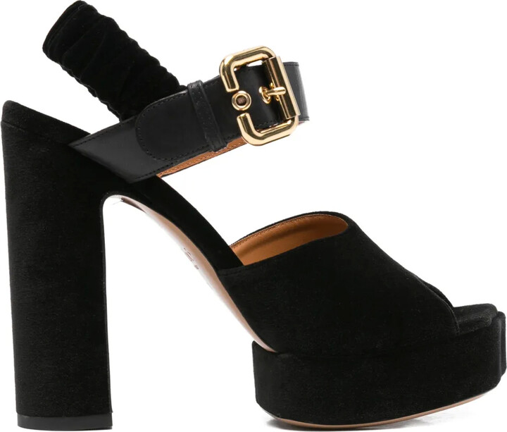 Chloé 95mm Aria buckle-fastening platform sandals