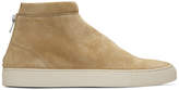 Thumbnail for your product : Nonnative Tan Suede Dweller Mid-Top Sneakers