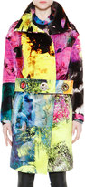 Thumbnail for your product : Just Cavalli Multicolor Coat With Grommet Belt