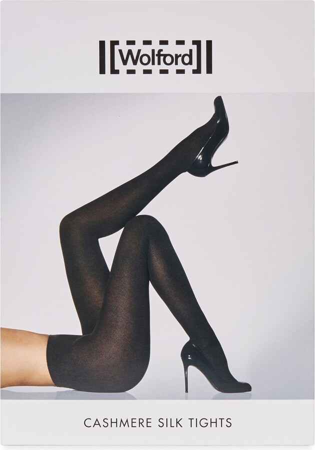 Wolford Cashmere And Silk Tights - ShopStyle Hosiery
