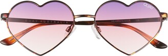 Quay Heartbreaker 55mm Tinted Heart Sunglasses