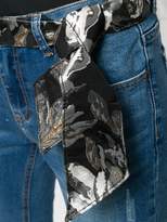 Thumbnail for your product : Steffen Schraut scarf belt skinny jeans