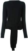 Thumbnail for your product : MM6 MAISON MARGIELA front tie jumper