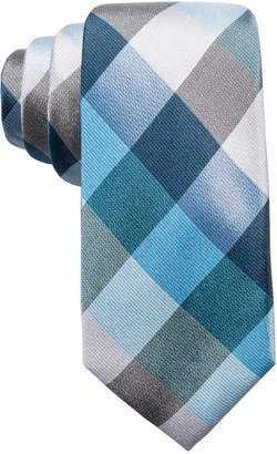 Ryan Seacrest Distinction Men's Weho Check Slim Silk Tie, Created for Macy's