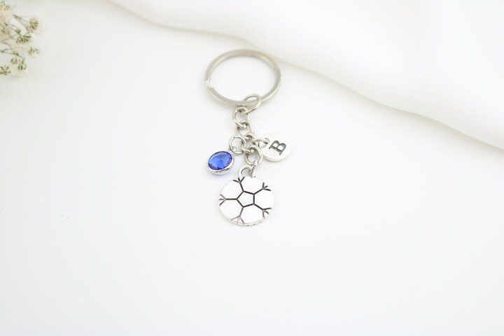 Football Keyring, Soccer Keychain, Fifa Gifts, Initial Birthstone, Uefa Chain, Man Woman Team Sport, Football League, Foot Ball Key Chain
