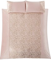 Thumbnail for your product : Very Alexis Marble Foil And Velvet Duvet Cover Set - Pink