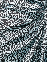 Thumbnail for your product : The Andamane Leonado leopard-print satin wrap dress