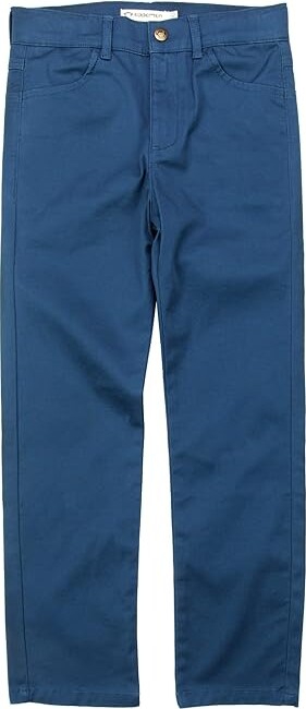 Appaman Kids Skinny Twill Pants (Toddler/Little Kids/Big Kids) (Denim Blue)  Men's Casual Pants - ShopStyle