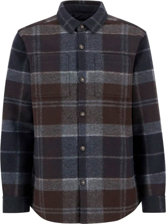 Barbour Checked Long-Sleeved Overshirt