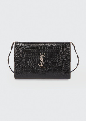 ysl croc pouch