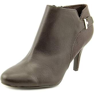 Alfani Womens Gabry Leather Almond Toe Ankle Fashion Boots