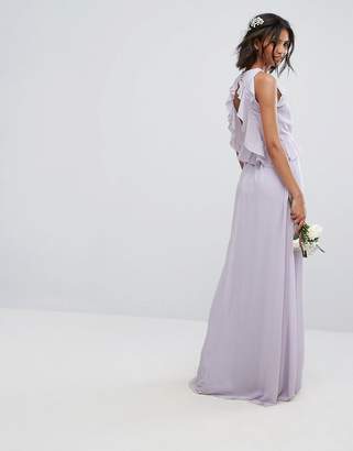 TFNC Wedding Frill Detail Maxi Dress