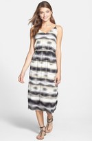 Thumbnail for your product : Vince Camuto 'Linear Echoes' Print Midi Dress (Petite)