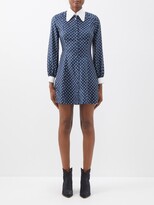 Thumbnail for your product : Bella Freud Polka-dot Silk-twill Mini Dress