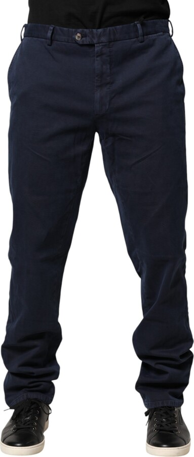 Santaniello Mid Waist Skinny Chino Trouser Men's Pants