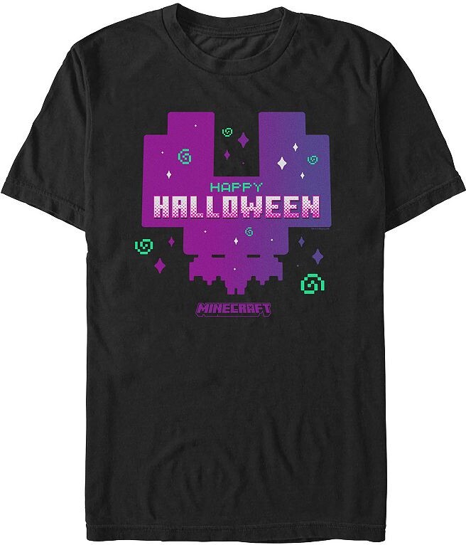 Minecraft Men's Happy Halloween Graphic Tee