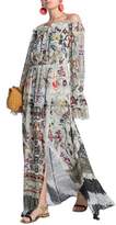 Thumbnail for your product : Camilla Raise Your Glass Wrap-effect Printed Silk-chiffon Maxi Dress
