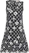Thumbnail for your product : MICHAEL Michael Kors Floral-appliqued Embroidered Mesh Mini Dress