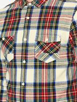 Thumbnail for your product : Goodsouls Mens Jacket Style Brushed Flannel Check Print Shirt