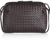 Thumbnail for your product : Bottega Veneta Messenger Small Intrecciato Leather Shoulder Bag - Dark brown