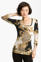Thumbnail for your product : Just Cavalli Baroque Print Tee