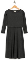 Thumbnail for your product : Max Studio Textured 3/4 Length Midi Dress