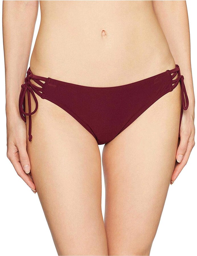 Vince Camuto Womens High Waist Bikini Bottom Swimsuit with Cut Out Detail